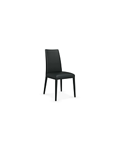 Calligaris Anais Leather Upholstered Chair, Completely Covered
