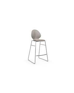 Calligaris Basil Stool With Metal Base