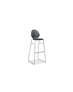 Calligaris Basil Stool With Metal Base