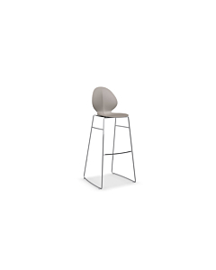 Calligaris Basil Stool With Metal Base