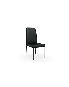 Calligaris Bess High-Backed Metal Chair, Skuba Coated fabric