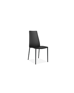 Calligaris Aida Metal Chair With Upholstered Seat