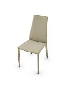 Calligaris Aida CS1484 Padded Upholstered Chair In Full Leather | Special Order