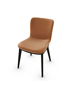 Calligaris Annie CS1809 Upholstered Chair with Wooden Base | Special Order