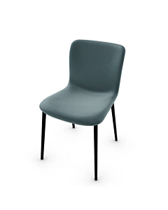 Calligaris Annie CS1852 Upholstered Chair with Metal Base | Special Order