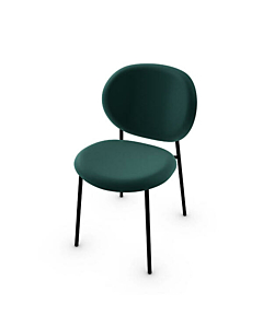 Calligaris Ines CS-2004 Upholstered Chair with Metal Frame | Quick Ship