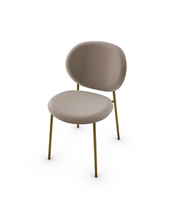 Calligaris Ines CS-2004 Upholstered Chair with Metal Frame | Made to Order
