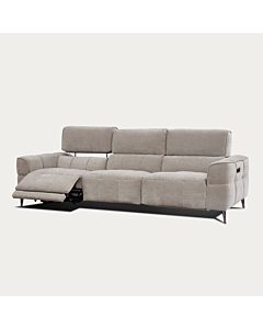 Cubo Sofa with Two Recliners – Grey Mist Fabric | Creative Furniture