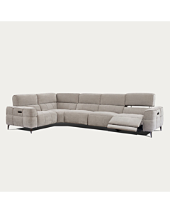 Cubo 5-Piece Fabric Sectional Sofa – Grey Mist | Creative Furniture