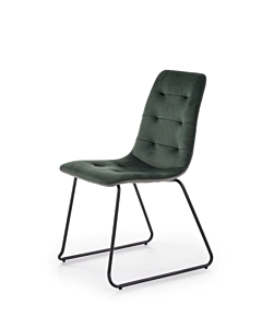Cortex Della Dining Chair, Green Fabric