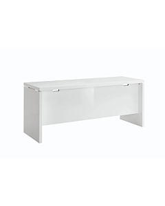 Sedona 71" Desk for Sliding Return Desk, White High Gloss | Delivery lead time 20 Weeks.