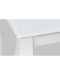 Cortex Bresso Glass Top Dining Table With Extension