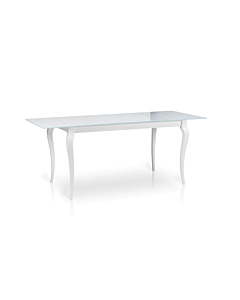 Cortex Bresso Glass Top Dining Table With Extension