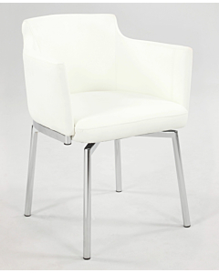 Chintaly Dusty Armchair, White