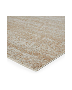 Vibe by Jaipur Living Evanthe Abstract Gold Ivory Runner Rug