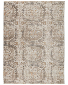 Vibe by Jaipur Living Airi Medallion Gray Beige Runner Rug