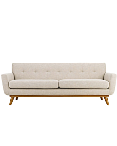 Modway Engage Upholstered Fabric Sofa-Beige