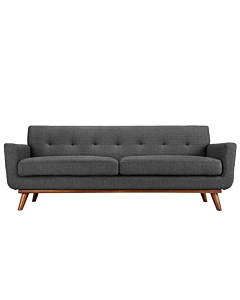 Modway Engage Upholstered Fabric Sofa-Gray