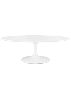 Modway Lippa 48" Oval-Shaped Wood Top Coffee Table