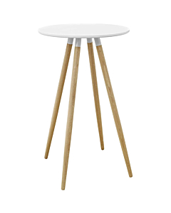 Modway Track Round Bar Table White
