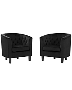 Modway Prospect 2 Piece Performance Velvet Armchair Set