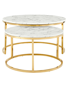 Modway Ravenna Artificial Marble Nesting Coffee Table