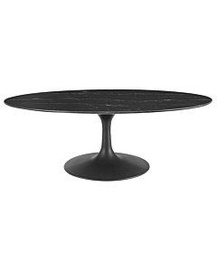 Modway Lippa 48" Oval Artificial Marble Coffee Table