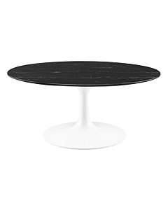 Modway Lippa 36" Round Artificial Marble Coffee Table