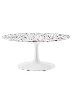 Modway Lippa 36" Round Terrazzo Coffee Table