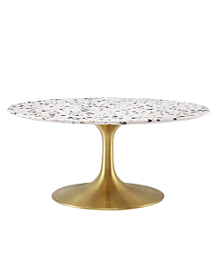 Modway Lippa 36" Round Terrazzo Coffee Table