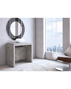 Casabianca Elasto Extendable Console / Dining Table, Light Gray