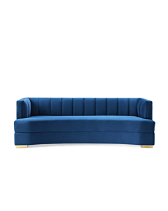 Modway Encompass Channel Tufted Performance Velvet Curved Sofa
