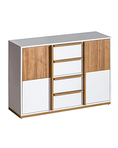 Cortex Evado White&walnut Large Sideboard