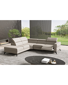 Fabi Sectional Sofa with Recliners, Gray| Creative Furniture