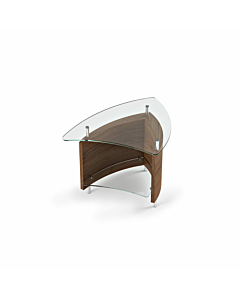 BDI Fin 1110 End Table, Natural Walnut