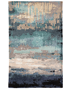 Jaipur Living Benna Handmade Abstract Blue Gray Area Rug