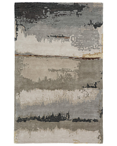 Jaipur Living Juna Handmade Abstract Black Taupe Area Rug