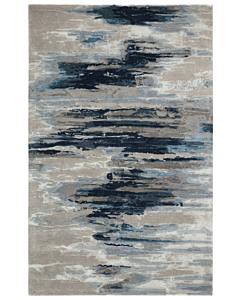 Jaipur Living Ryenn Handmade Abstract Dark Blue Gray Area Rug