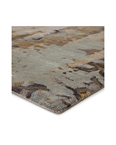 Jaipur Living Matcha Handmade Abstract Gray Gold Area Rug