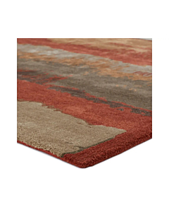 Jaipur Living Juna Handmade Abstract Red Brown Area Rug