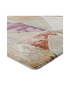 Jaipur Living Ruban Handmade Geometric Purple Beige Area Rug