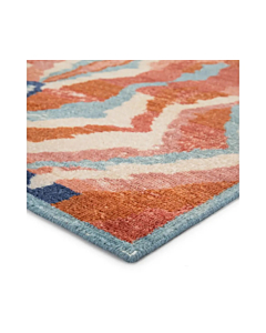 Jaipur Living Woodstock Hand-Knotted Abstract Red Blue Area Rug