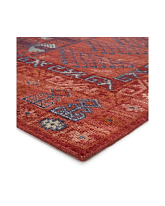 Jaipur Living Montreal Hand-Knotted Tribal Red Blue Area Rug