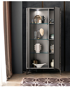 Graphite 2-Door Curio | Delivery lead time 20 Weeks