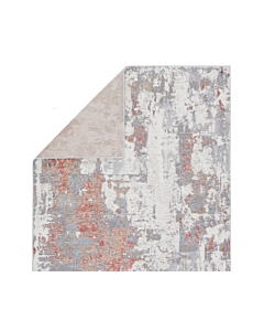 Vibe by Jaipur Living Tocarra Abstract Gray Red Runner Rug