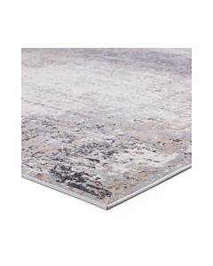 Vibe by Jaipur Living Delano Abstract Gray Ivory Runner Rug