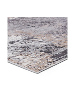 Vibe by Jaipur Living Perrin Abstract Gray Tan Runner Rug