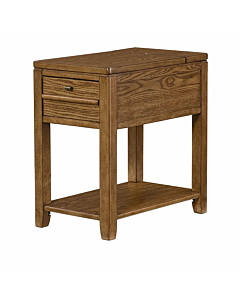 Hammary Downtown Chairside Table-Oak
