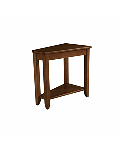 Hammary Wedge Chairside Table-Oak