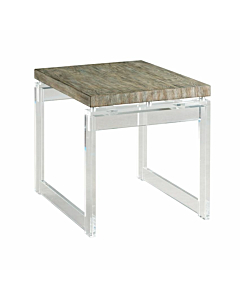 Hammary Hidden Treasures Acrylic End Table